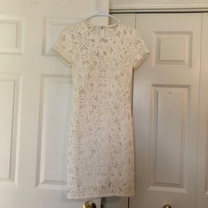 Rebecca Taylor white lace dress
